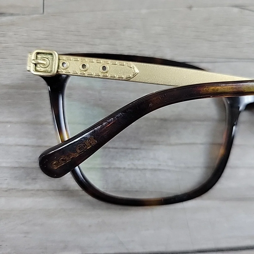 Coach Eyeglasses HC 6113 5485 Dark‎ Tortoise 53-18-140 Frames Only